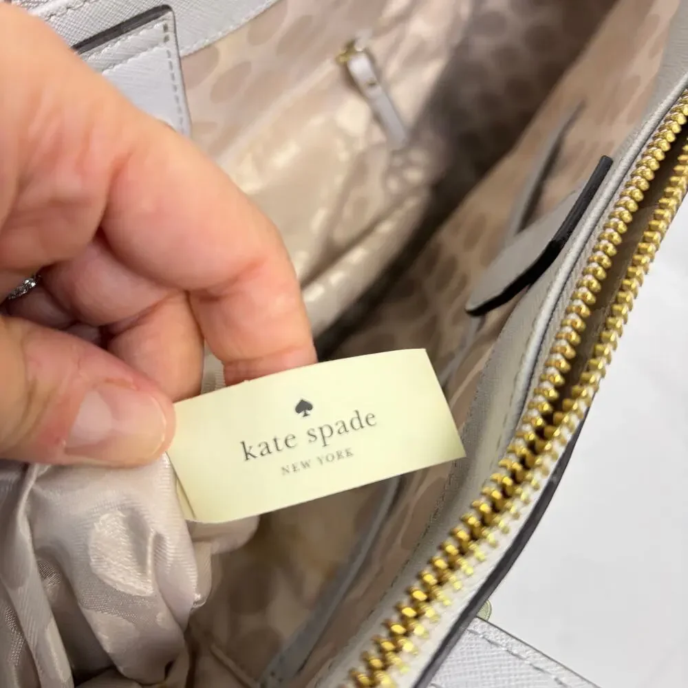 Kate Spade Cedar Street medium Jensen gray tote bag. Mild wear. Handbag, purse